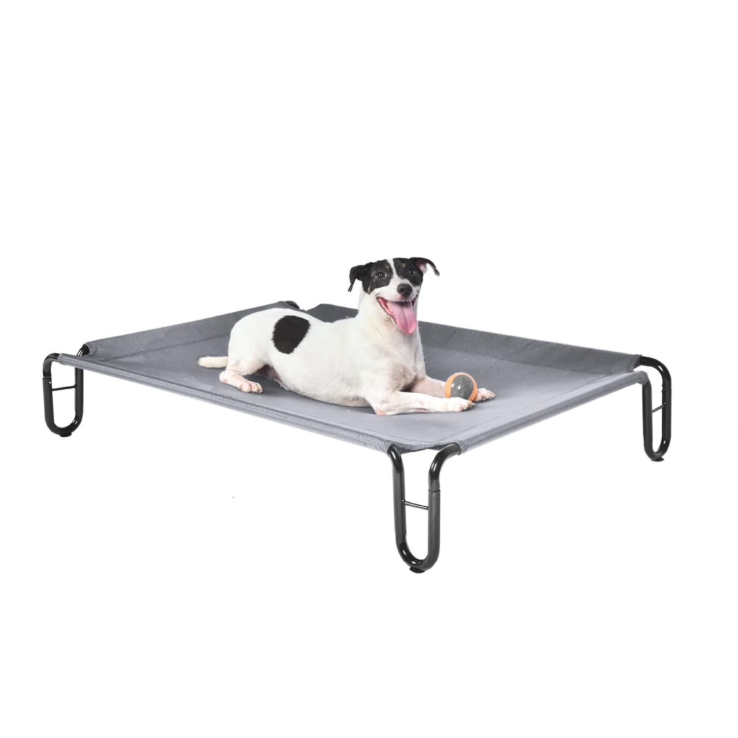 Pettycare Elevated Outdoor Dog Bed - Raised Dog Bed For Large Dogs, Waterproof Dog Cot Bed Easy To Assemble, Cooling Elevated Do