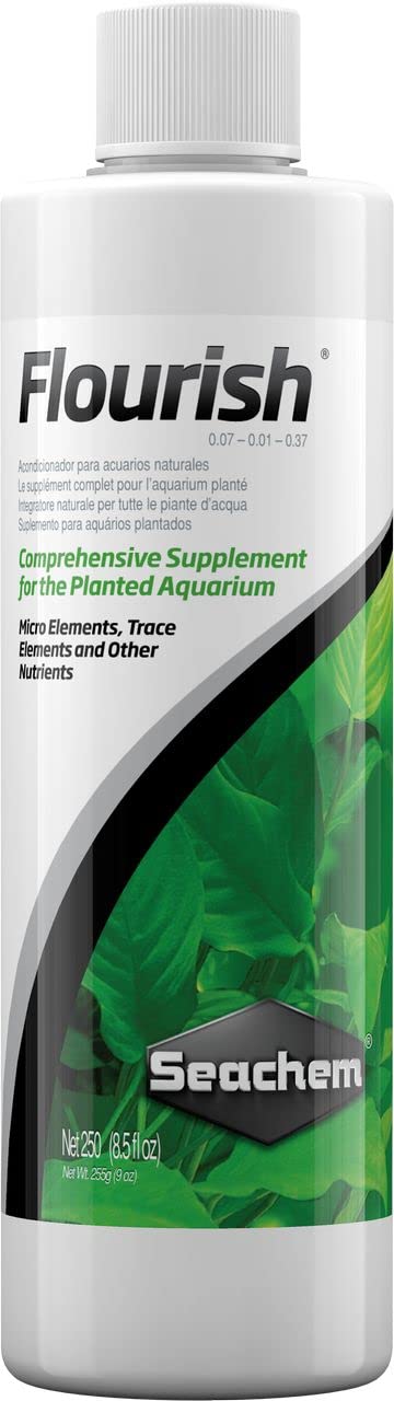 Seachem Flourish Freshwater Plant Supplement - Aquarium Element and Nutrient Blend 250 ml