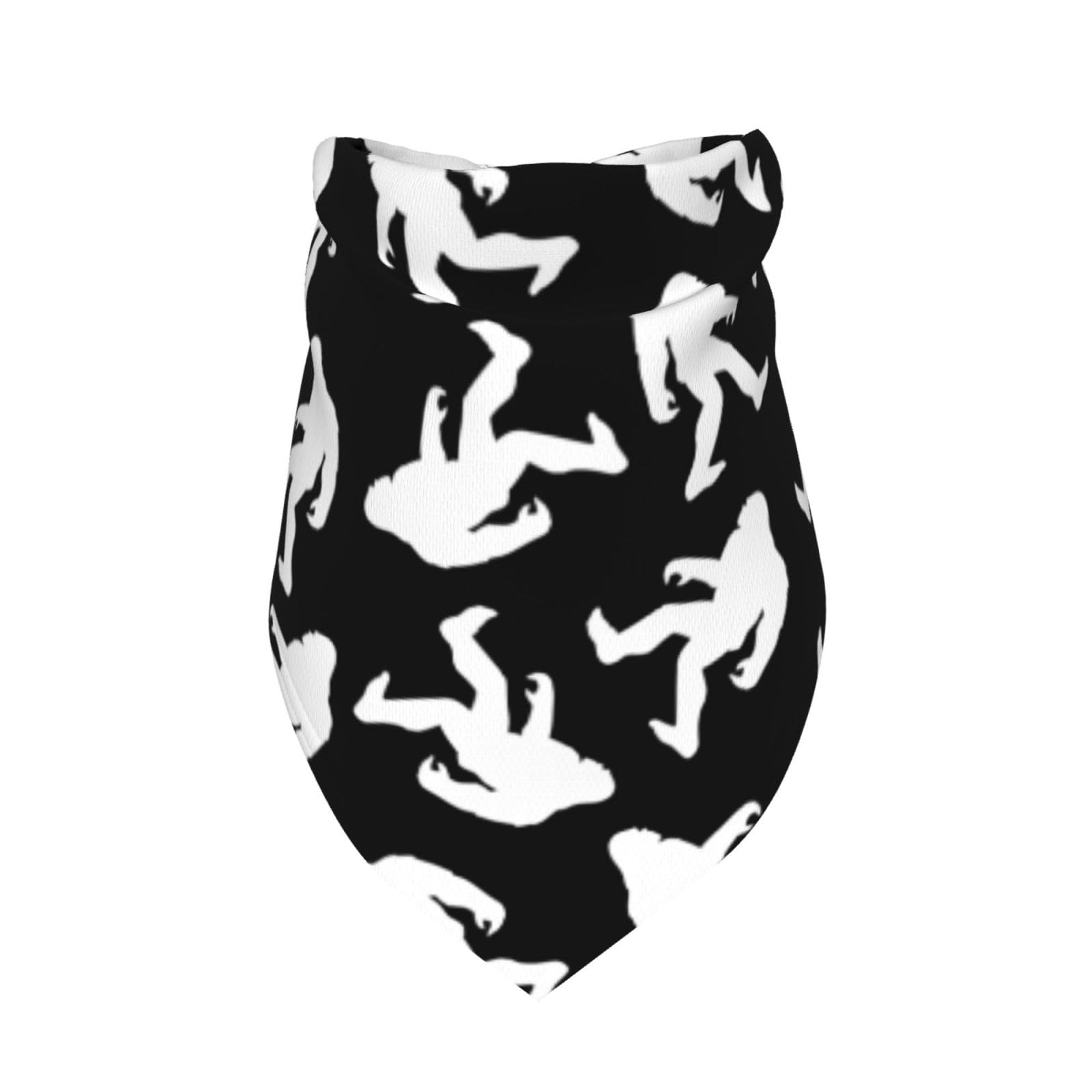 Bigfoot Dog Bandana Scarf Triangle Bibs Pet Accessories Cat Kerchief