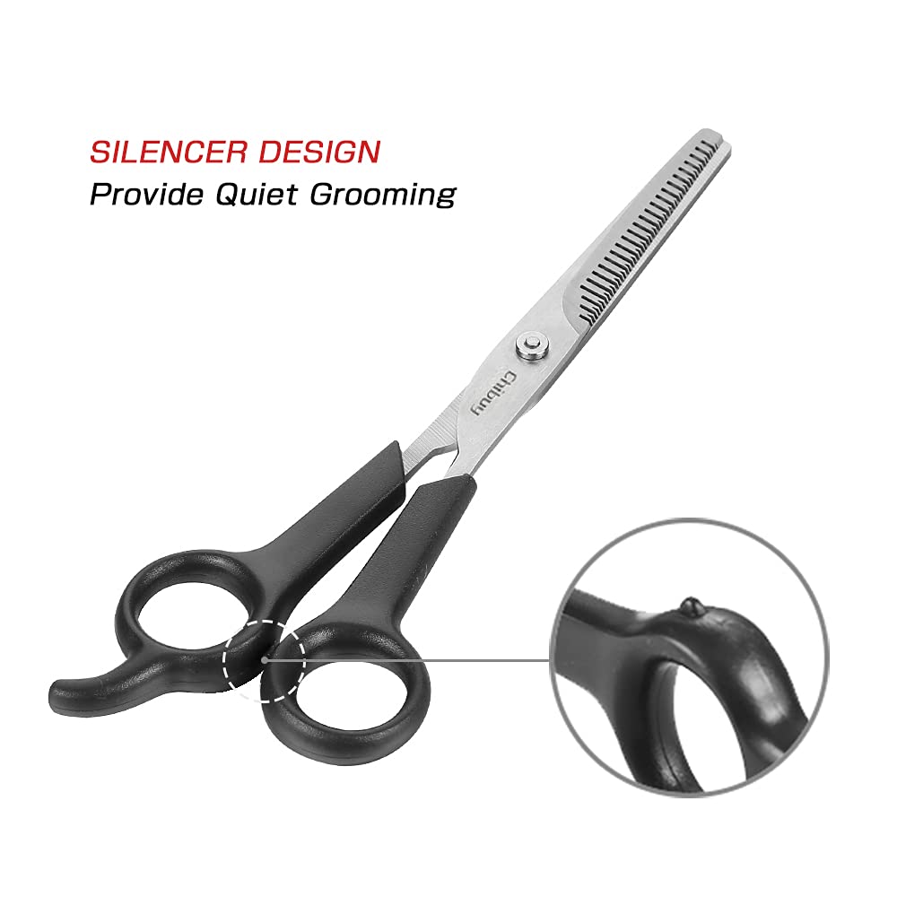 Professional Pets Grooming Scissors Set Stainless Steel Dog Eye Scissors Thinning Shears For Dogs And Cats, Home Pet Grooming Tool Kit