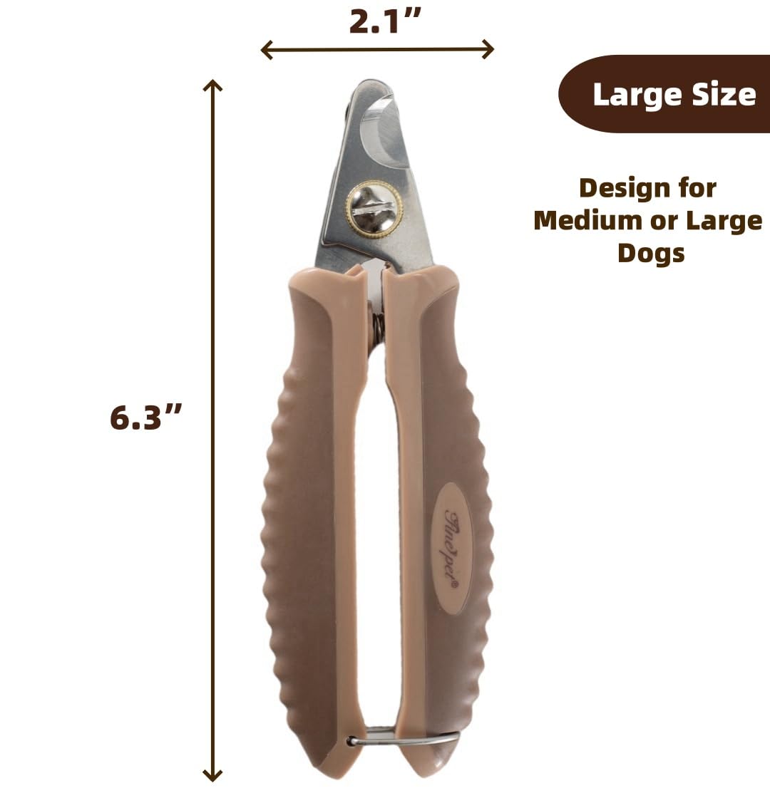 Vimfashi Large Dog Nail Clippers Pet Nail Trimmers For Cats Rabbits Dog Grooming Clippers With Safety Guard To Avoid Over Cuttin