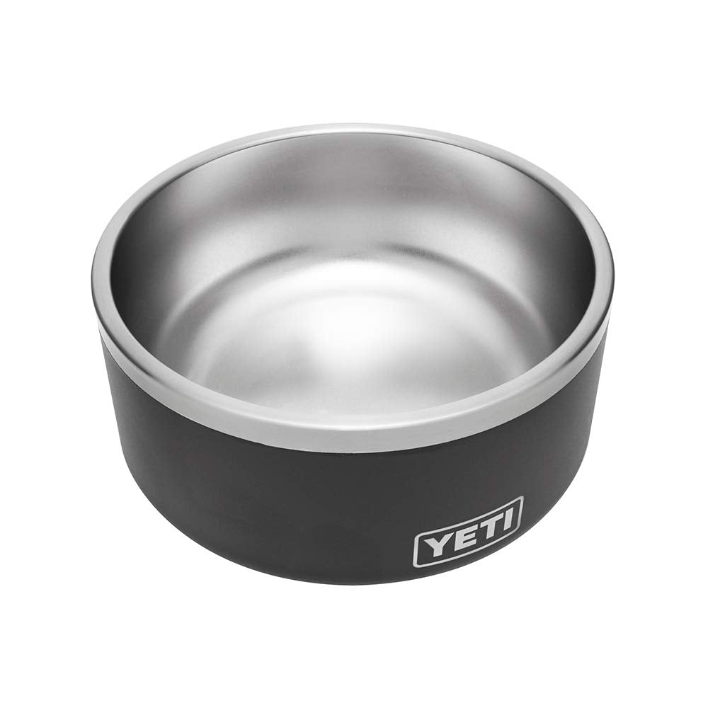 YETI Boomer 8, Stainless Steel, Non-Slip Dog Bowl, Holds 64 Ounces, Black