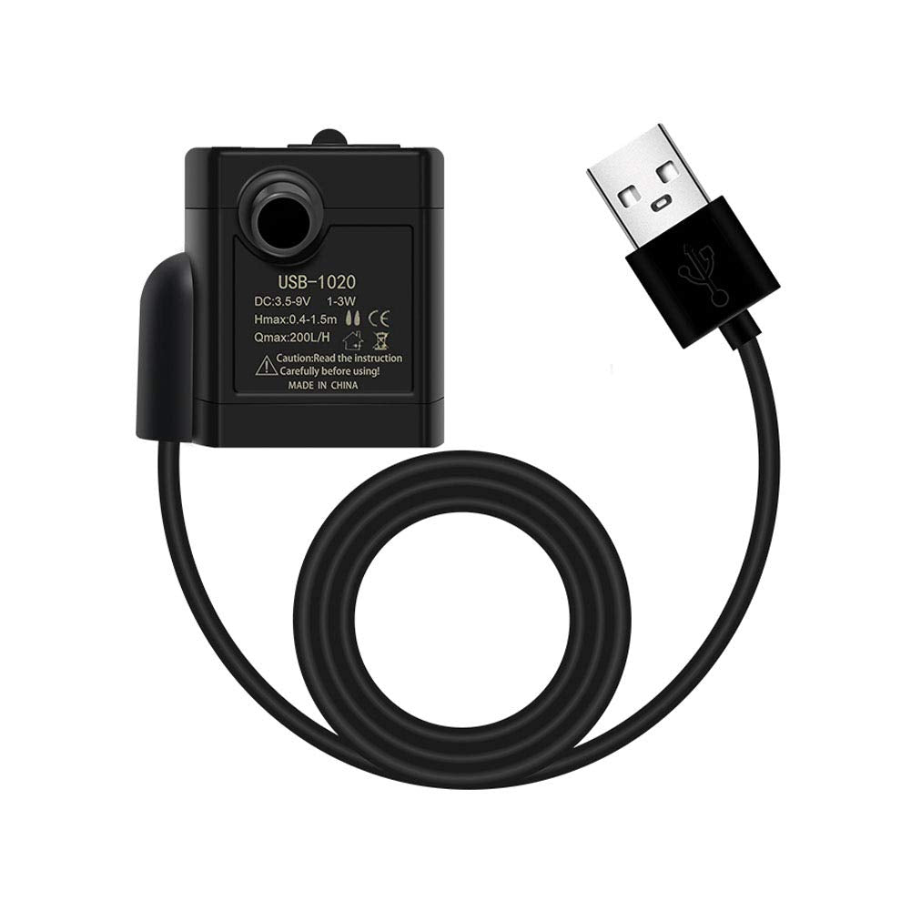 Gikfun 3.5-9V Usb Mini Submersible Water Pump Replacement Pump For Aquariums, Fish Tank Ek1527