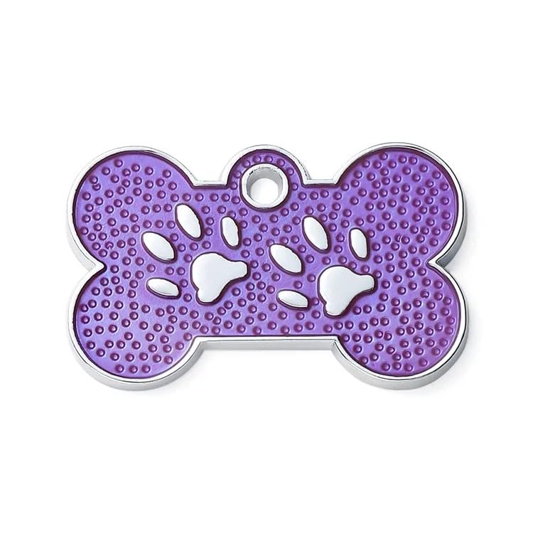 Personalized Dog/Cat Cute Paw Pet Id Tag For Pet Collar Or Key Chain - Cat Name Tag, Cat Tag, Cat Tags Personalized, Cat Id Tag,