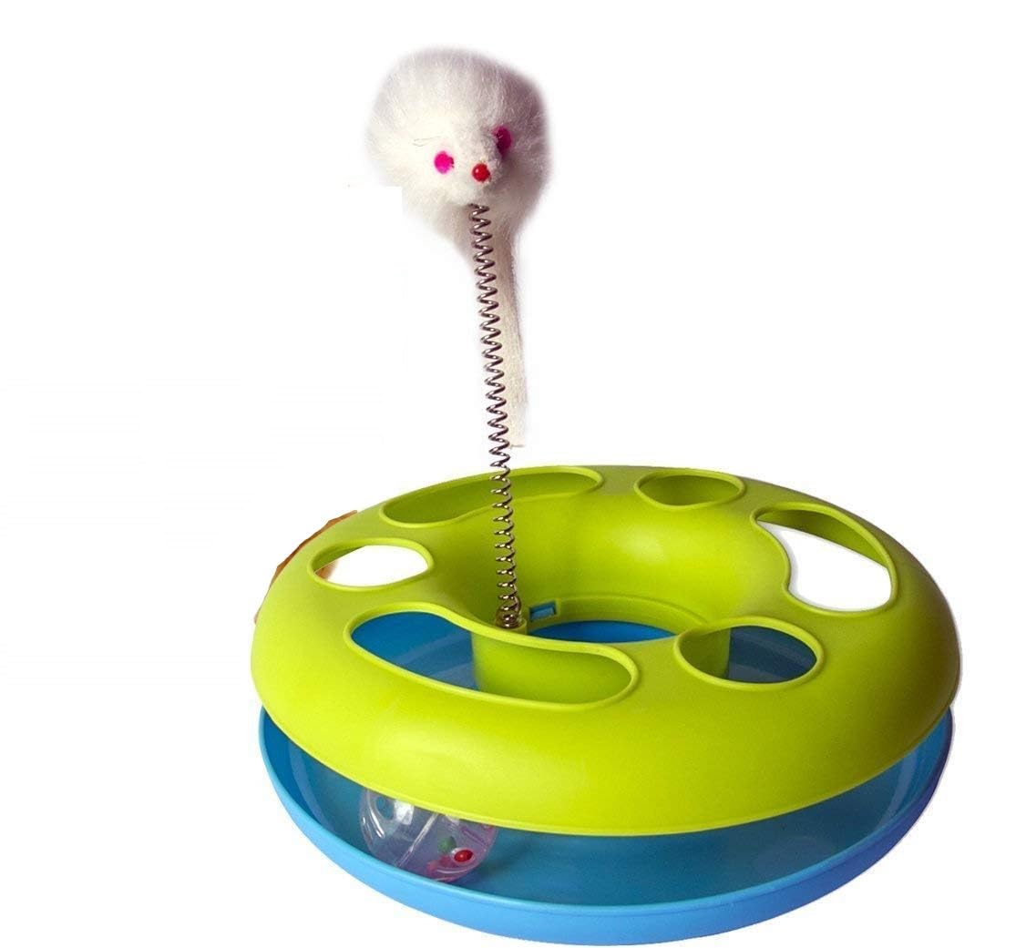 The Pets Company Catch The Mouse & Ball Cat Toy, Interactive, Training, Activity Toy For Cats & Kittens