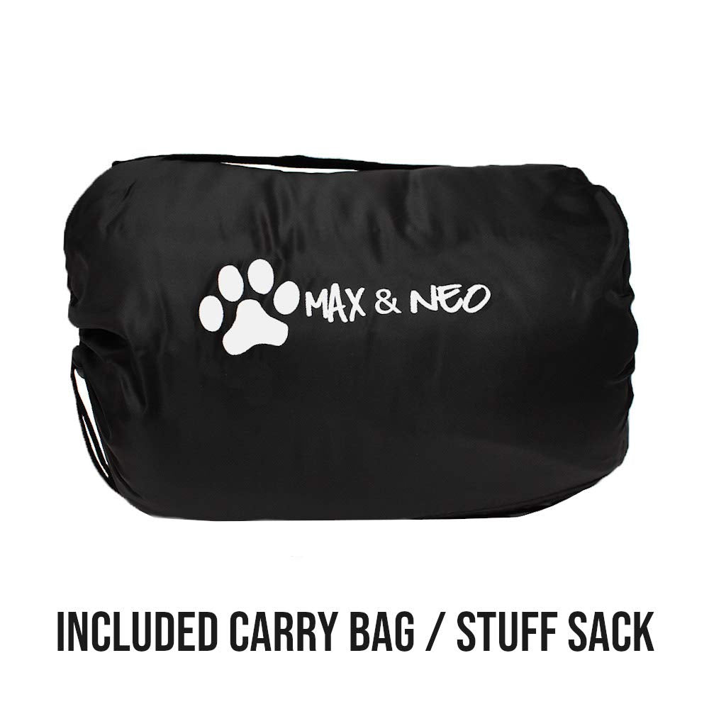Max And Neo Travel Dog Bed 39 X 30 Fluffy Lightweight Portable Pet Mat With Carry Bag - We Donate One For One For Every Prod