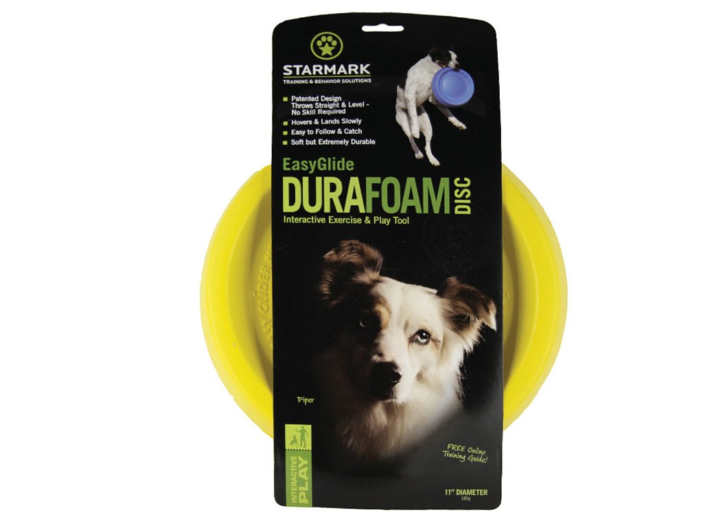 Starmark Easy Glide Durafoam Flying Disc Dog Toy, Color Varies 11'