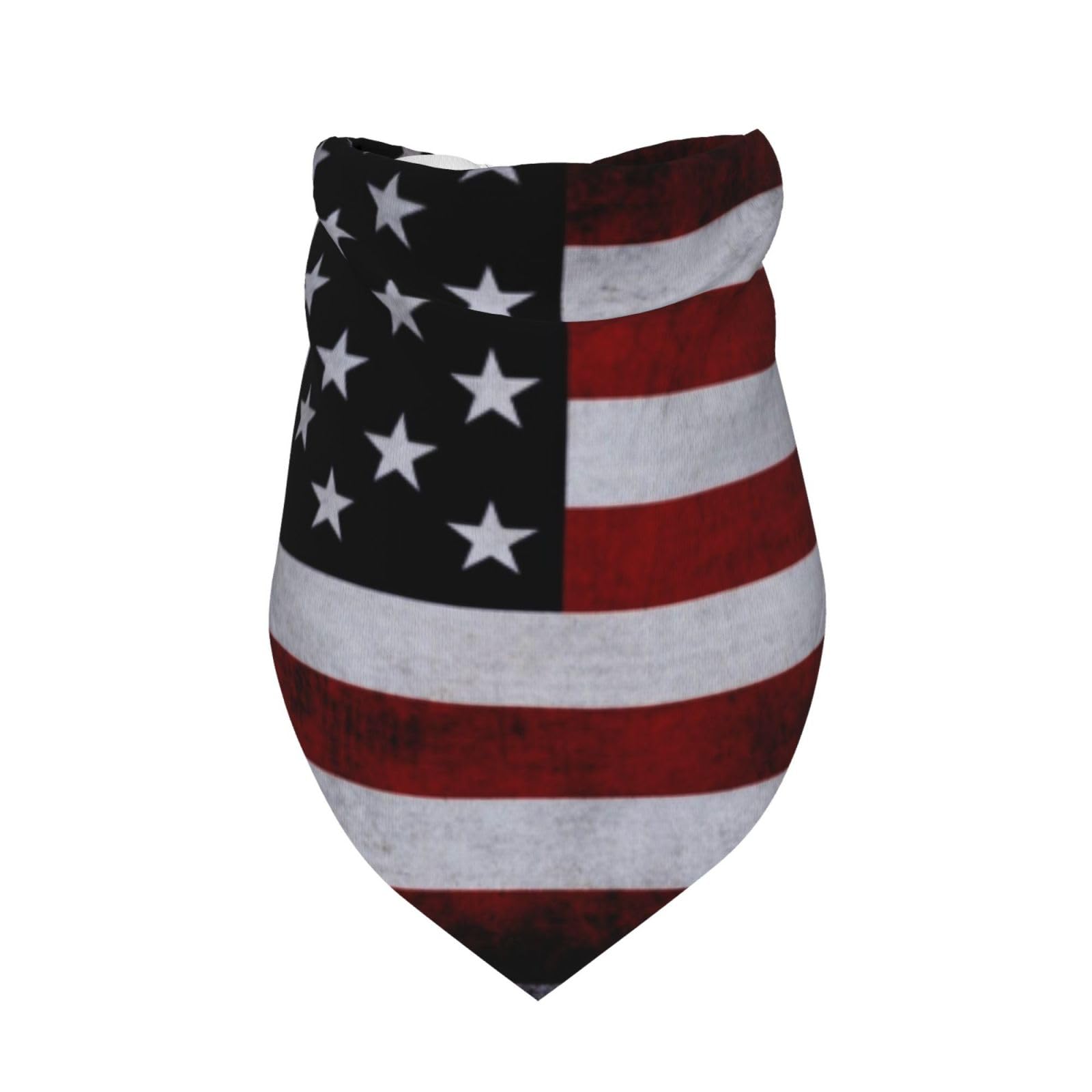 American Flag Dog Bandana Scarf Triangle Bibs Pet Accessories Cat Kerchief