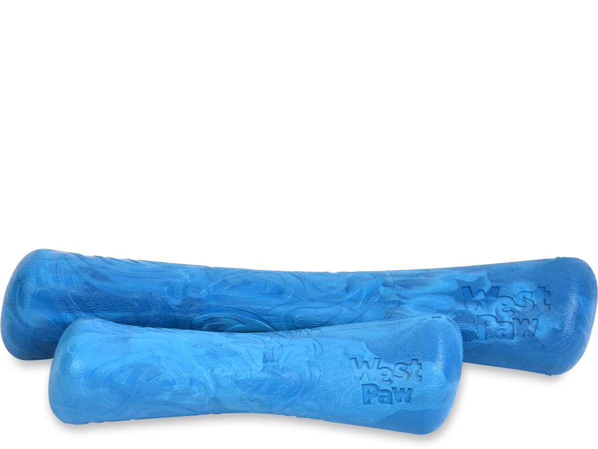 West Paw Seaflex Drifty Dog Toy – Machine Washable Dog Toys For Moderate Chewers – Eco-Friendly Zogoflex Toys For Dogs – Perfect For Gnawing, Fetch, Catch, Pet Training – 5.75' Small, Surf