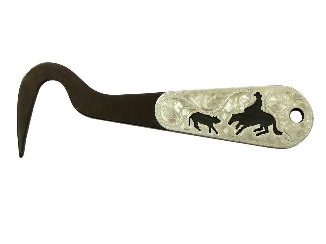 Aj Tack Antique Brown Steel Hoof Pick Cowboy Cutting