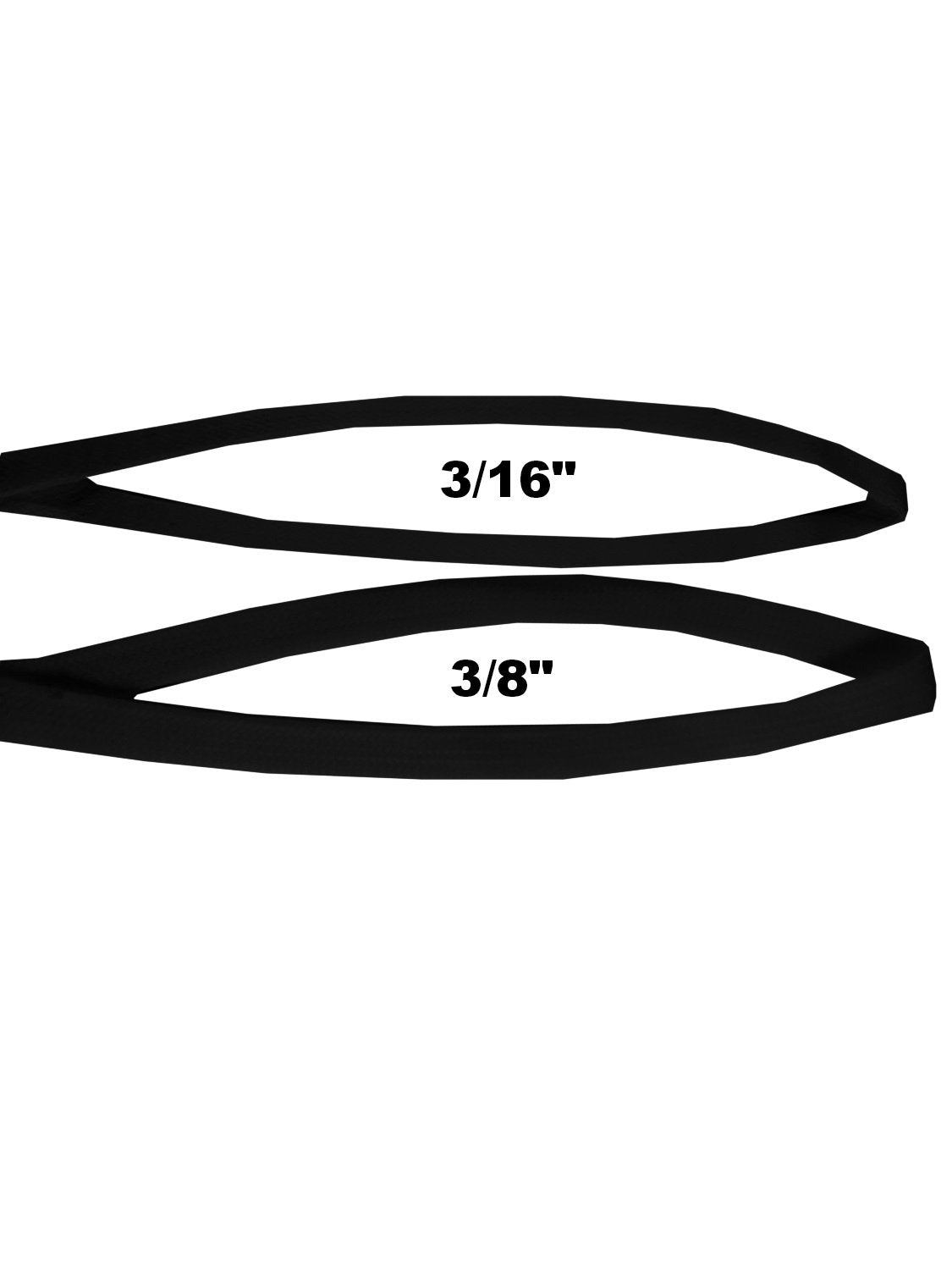 Resco Professional Cordo-Hyde Dog Show Lead, 3/8-Inch X 60-Inch Long, Black