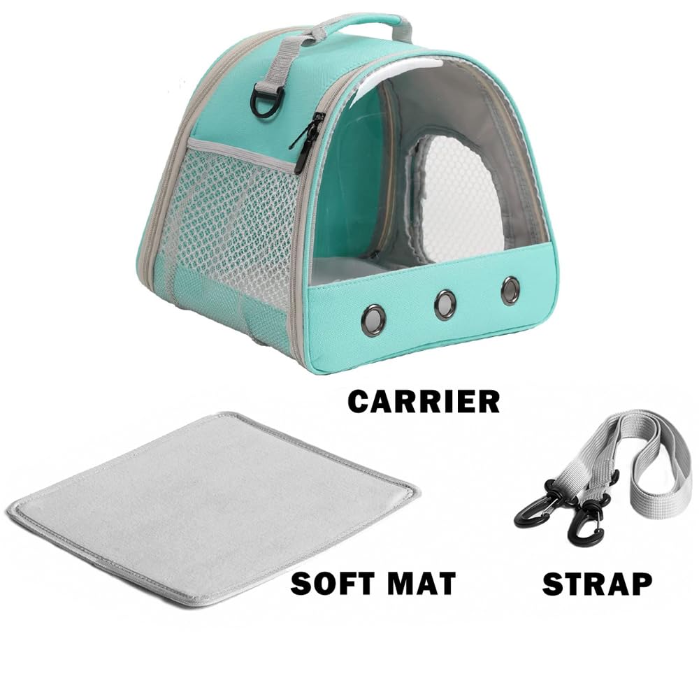 2-Pack Guinea Pig Carrier and Playpen Set - Breathable Pet Playpen Pop Open Outdoor/Indoor Exercise Fence, Portable Small Animal