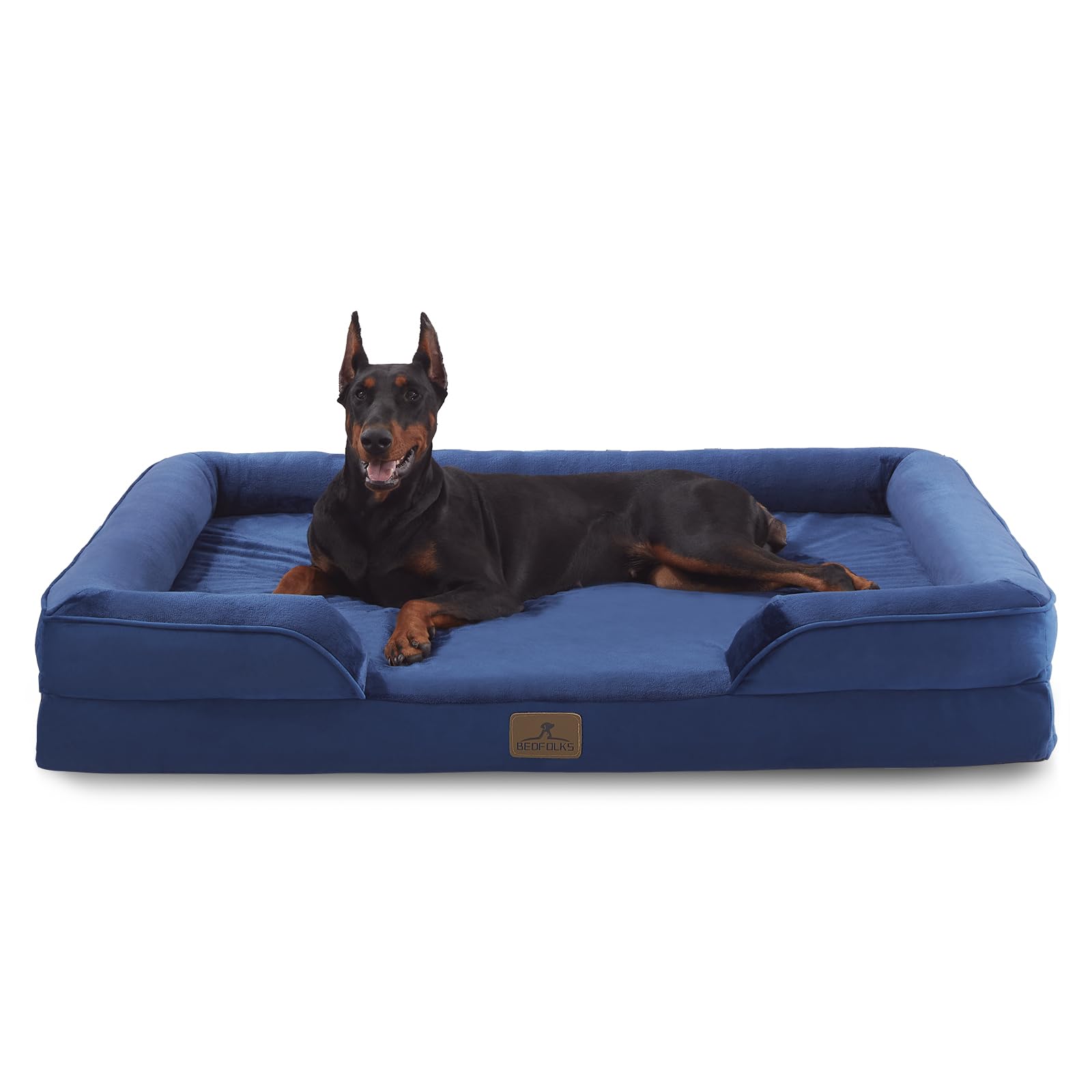 Bedfolks Orthopedic Dog Bed Xxl, Waterproof Dog Sofa Bed For Giant Dogs, Egg Foam Pet Couch Bed With Removable Washable Cover An