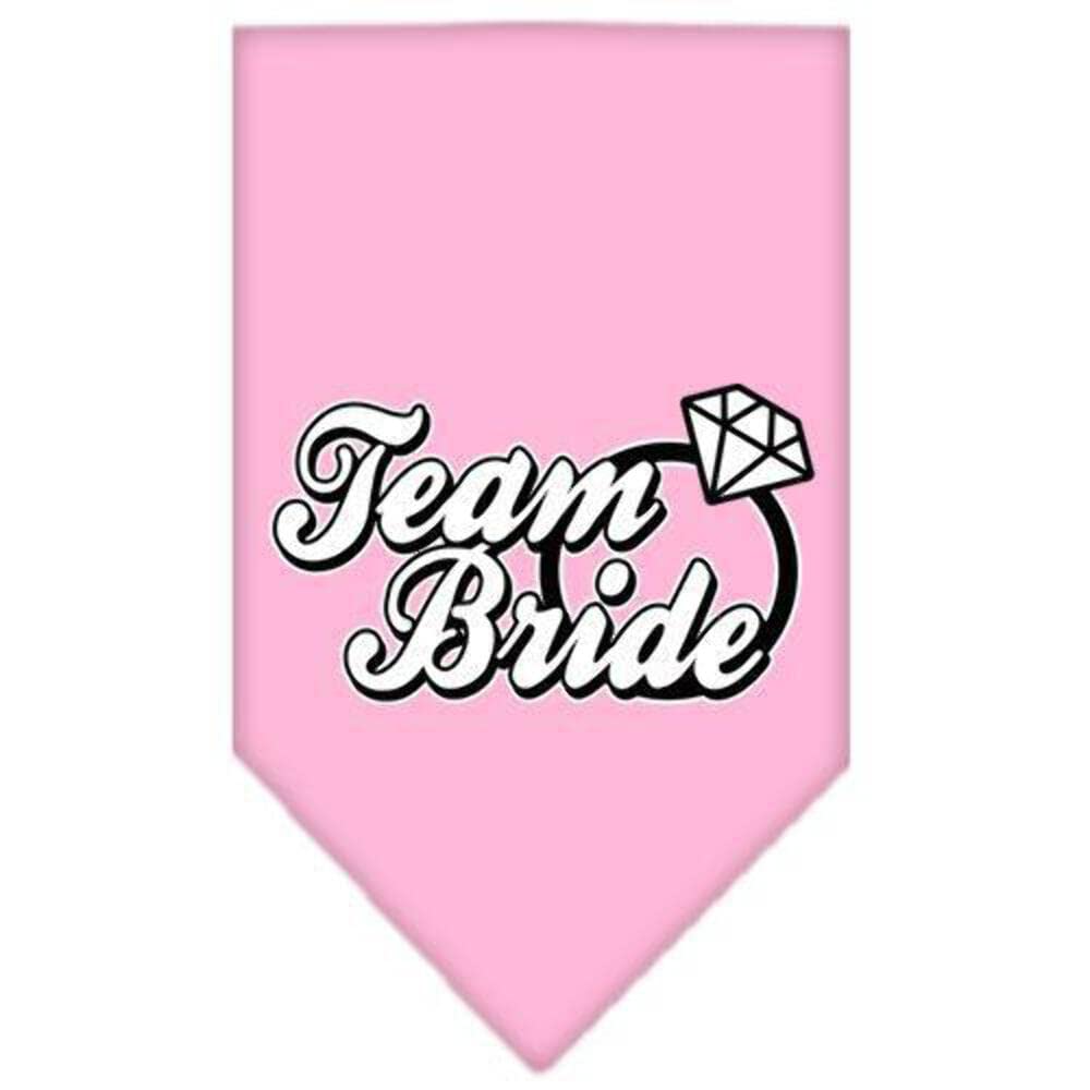 Mirage Pet Products Team Bride Screen Print Bandana, Large, Cocoa