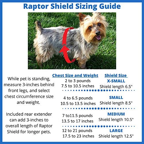 Raptor Shield Puncture Resistant Pet Vest For Small Dogs — Talon-Proof Protection Against Attacks By Coyotes, Hawks, Birds Of Prey, Made In The Usa, Four Sizes— Small, 4-6.5 Lbs, Chest 10.5 To 13.5'