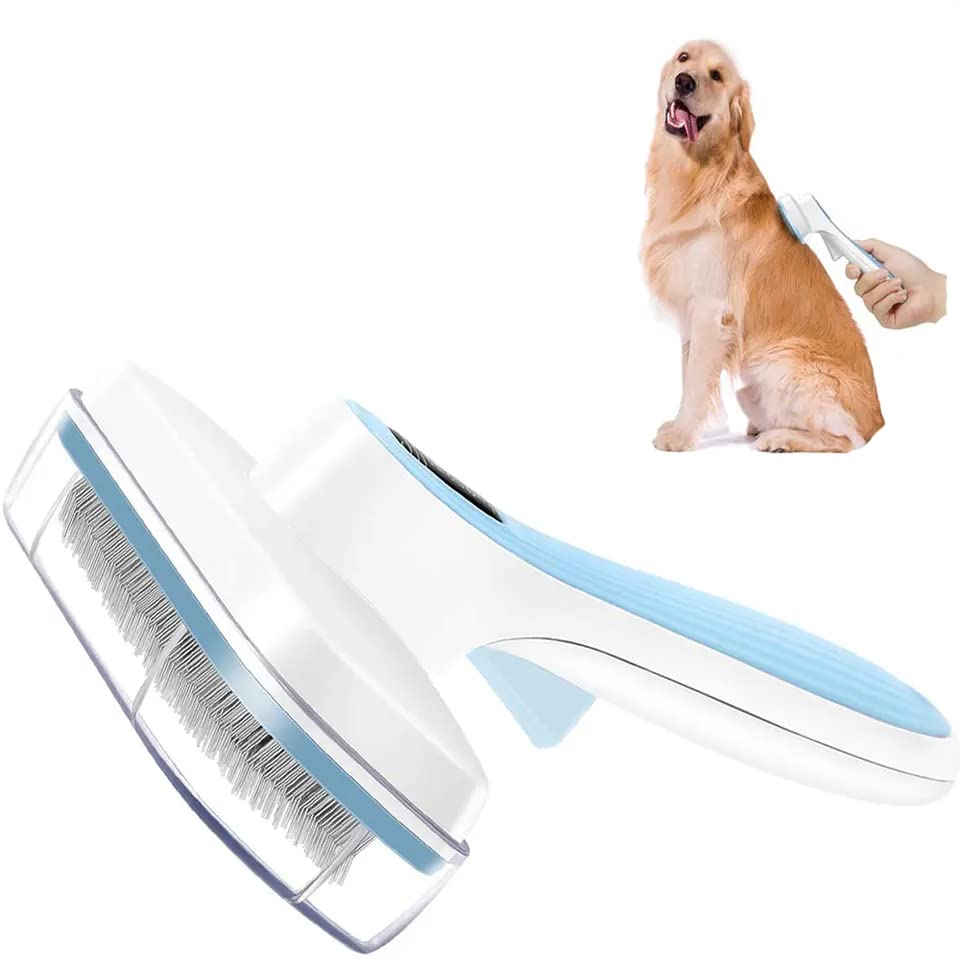 RvPaws Dog & Cat Grooming Brush | Dog Cat Brush for Hair Loss  Pet Hair Removal Comb, Professional Grooming Tool for Dogs and C