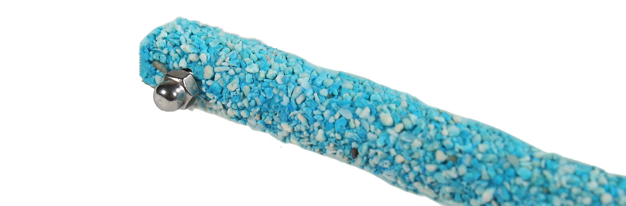 Penn-Plax Bird-Life Trimmer Plus Cement & Metal Swing – Naturally Trims Nails & Beak – Great For Parakeets, Cockatiels, Finches, And Other Small Birds – Small Size