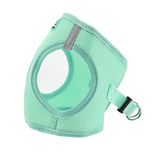 Doggie Design American River Step In Wrap Up Ultra Choke-Free Mesh Dog Harness With Safe Night Walking Reflective Strips (Soft Mesh Polyester, Machine Wash And Line Dry) (S, Teal)