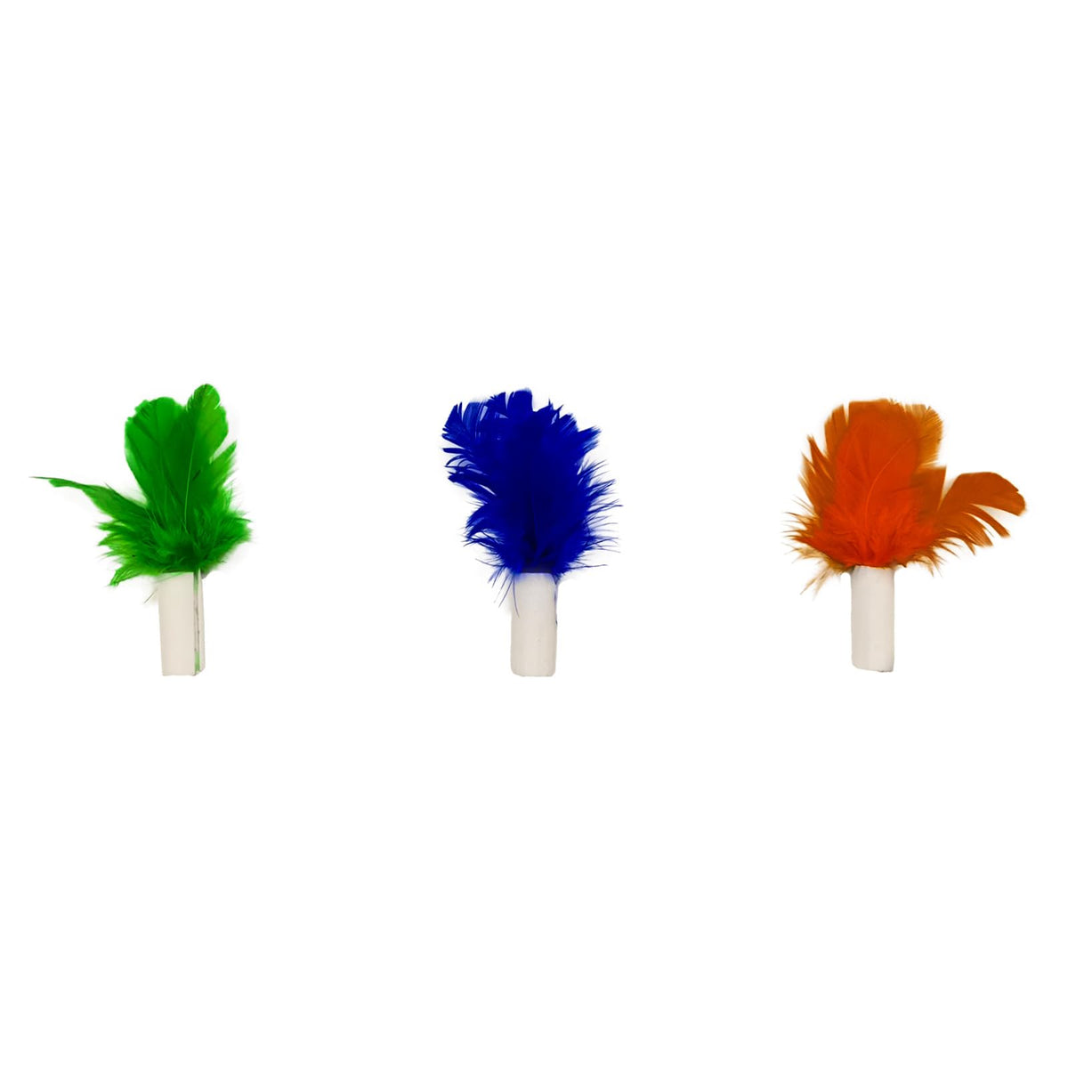 Crazydeer Cat Toy Replaceable Feathers And Fluffy Toy Accessories, 3Pcs
