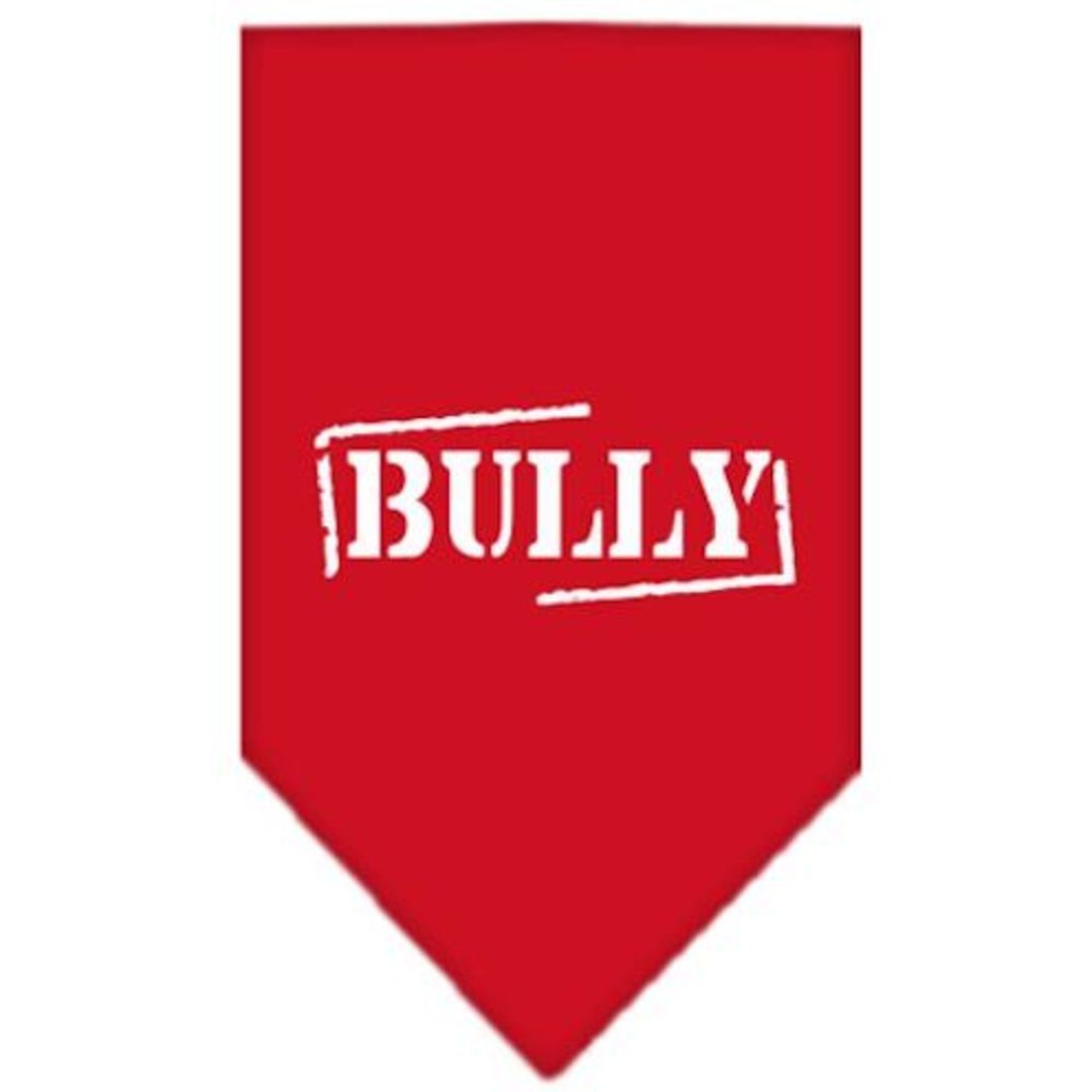 Mirage Pet Products Bully Screen Print Bandana for Pets, Large, Red