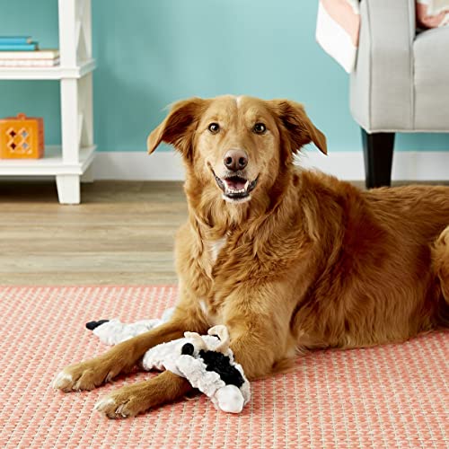 Spot Skinneeez Crinklers The Stuffless Crinkle Dog Toy With Squeaker For All Dogs Tug-Of-War Toy For Small And Large Breeds Squeak Toy For Dogs -Goat - Large