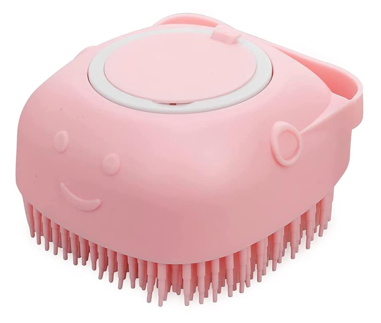 Agirav Tails Dog Bath Brush Body Scrubber Shampoo Dispenser Tick Remover  (Silicone Dispenser Brush) For Shower Bathing And She