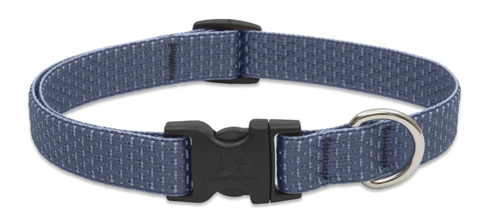 Lupinepet Eco 3/4' Mountain Lake 13-22' Adjustable Collar For Medium And Larger Dogs