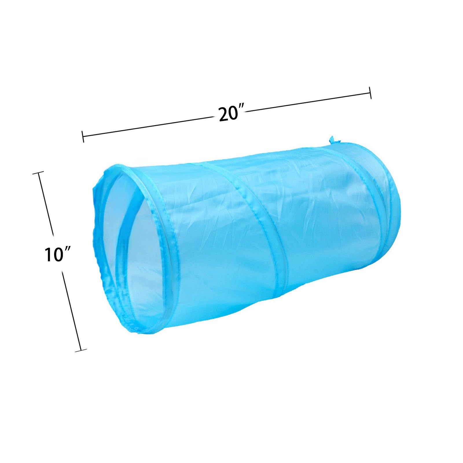 Icagy Foldable Spiral Cat Tunnel - Ideal Indoor Toy For Small Cats, Kittens, And Rabbits - Collapsible Tube For Interactive Play