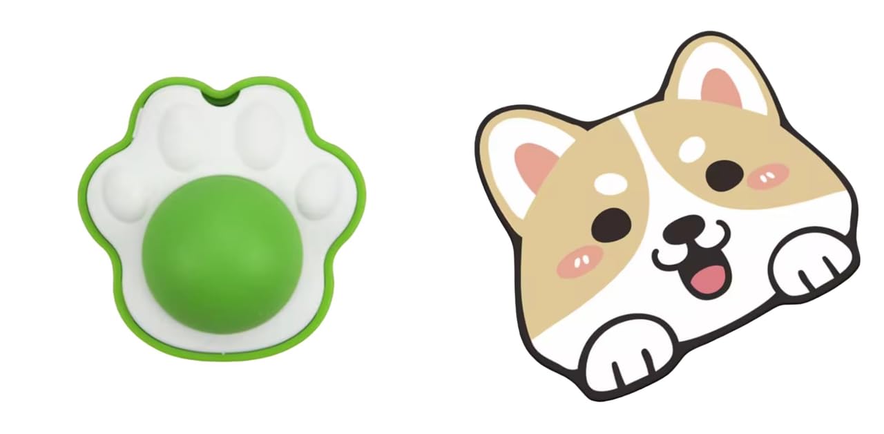 Catnip Toy Rotatable , Cat Chew Toy Edible Licking Toy For Cats/Kittens (Paw Shape) And Adorable Crystal Velvet Cartoon Cat Litt