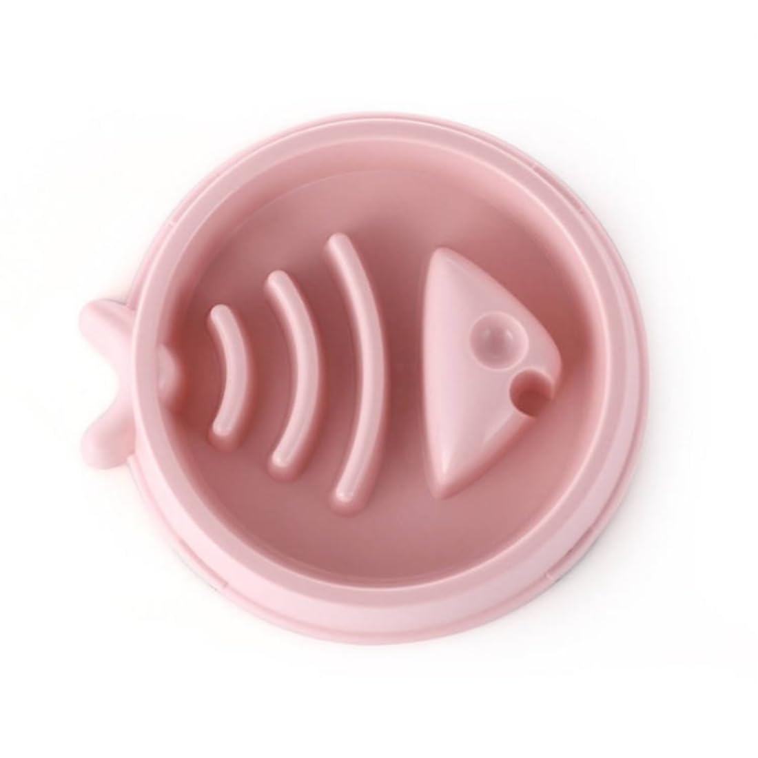 Pet Fun Slow Feeder Dog Bowl  Fish Bone Shape | Prevent Choking, Bloating & Overeating | Interactive NonSlip Healthy Eating Bo