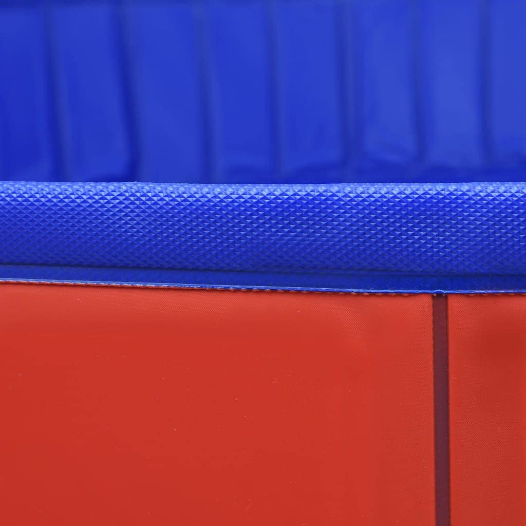 Vidaxl Durable And Foldable Dog Pool - Pet Swimming Pool In Vibrant Red - Pvc Material - Indoor/Outdoor Use - 78.7'' Diameter - Cooling Fun And Bathing Solution