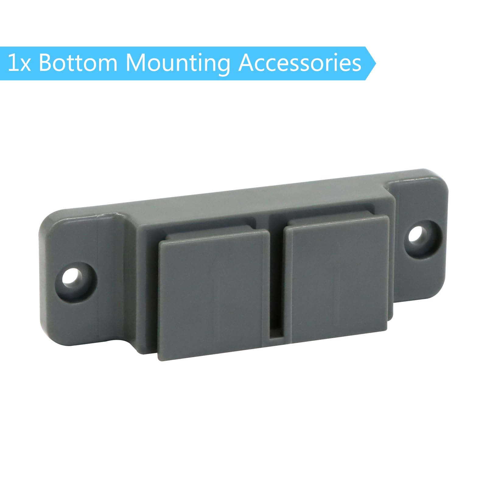 Kiskiz Extra Wide Retractable Baby Gate Replacement Parts Kit (Gray) Retractable Baby Gates Full Set Wall Mount Accessories Retractable Gate Baby Gate Hardware With Brackets, Latches, Hooks, Screws