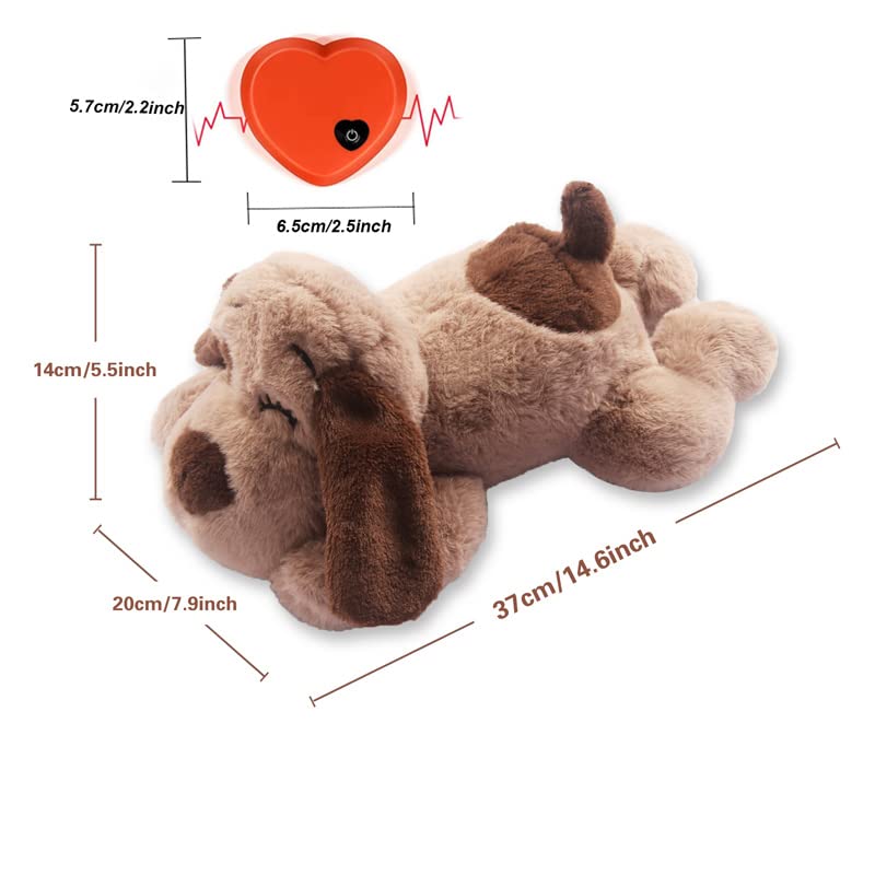 BEVERLYSHARK Beverly Shark Puppy Heartbeat Toy Dog Anxiety Relief Calming Aid Puppy Heartbeat Stuffed Animal Behavioral Training