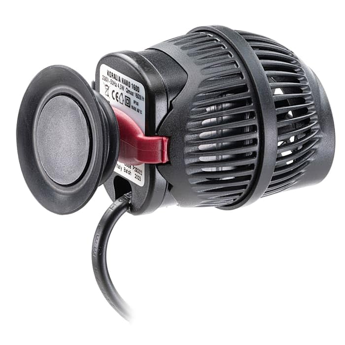 Hydor Koralia Nano Aquarium Circulation Pump, Includes Built-In Cable Protector, 565 Gph, Measures 2.4-Inches & Is Ideal For Fresh Or Salt Water Use