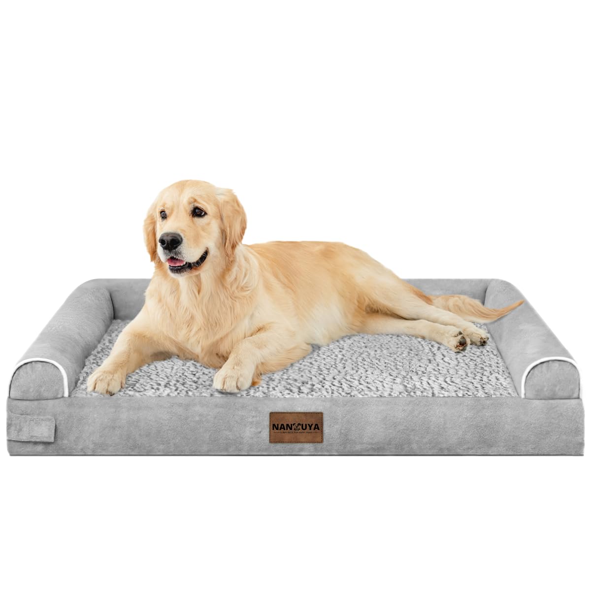 Large Dog Bed Orthopedic Washable: Beds Bolster Xl Bed Large Big Dogs Memory Foam Couch Sofa Waterproof With Removable Cover