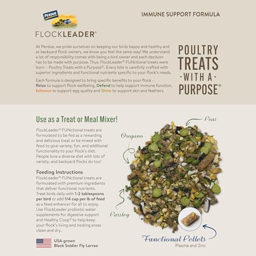 FlockLeader Defend, Functional Poultry Treats for Immune Support, 1.5 lb
