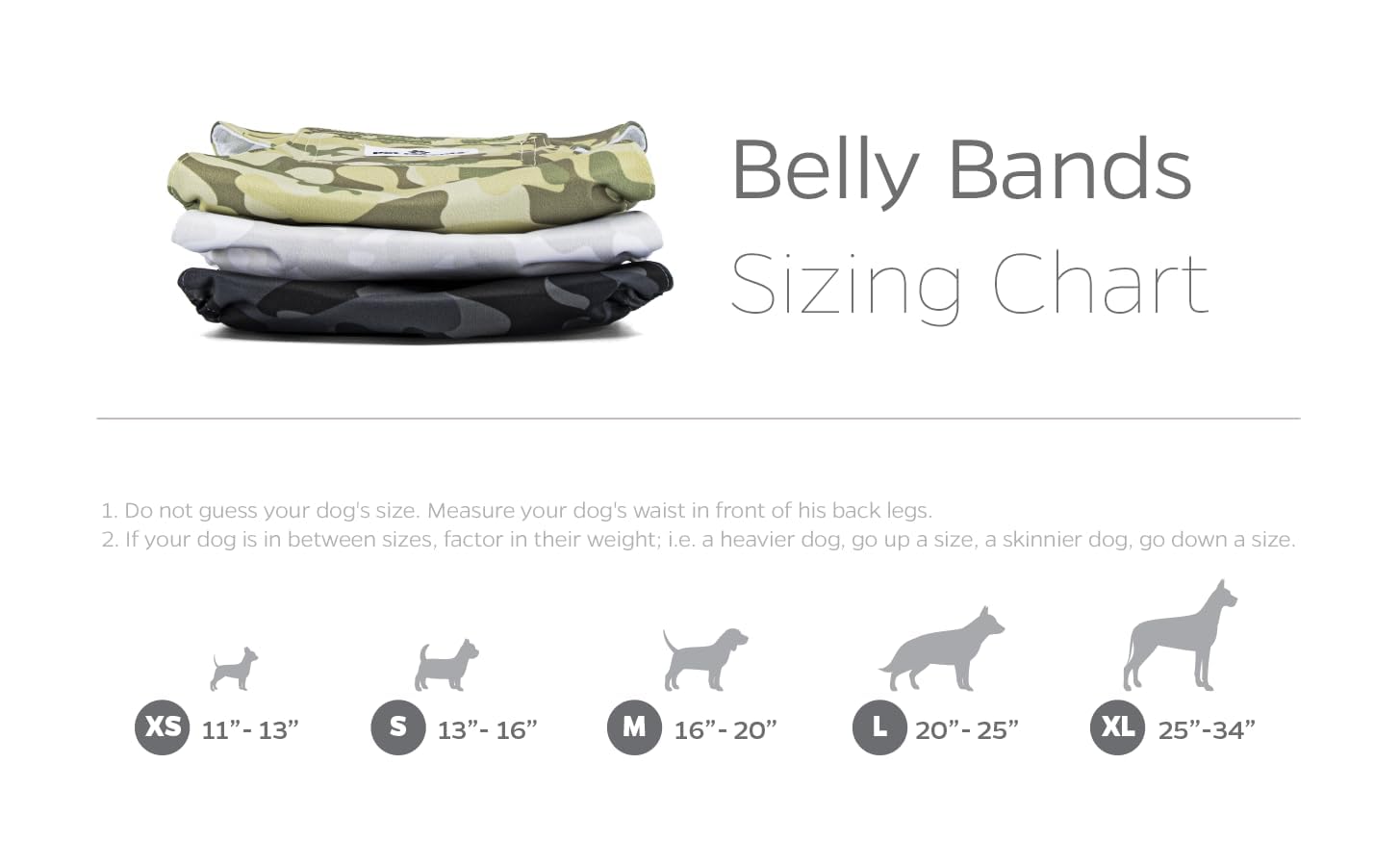 Pet Parents Premium Washable Belly Bands For Male Dogs & Extendrs, (3Pack) Of Male Dog Diapers & Male Dog Belly Bands, Color: Camo, Size: Extra Small Dog Diapers Male