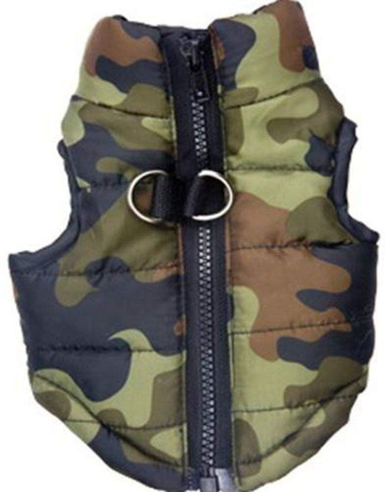 Marupet Winter Waterproof Windproof Reversible Vest Coat For Small Dogs - Warm Down Jacket For Cold Weather - Suitable For Teddy