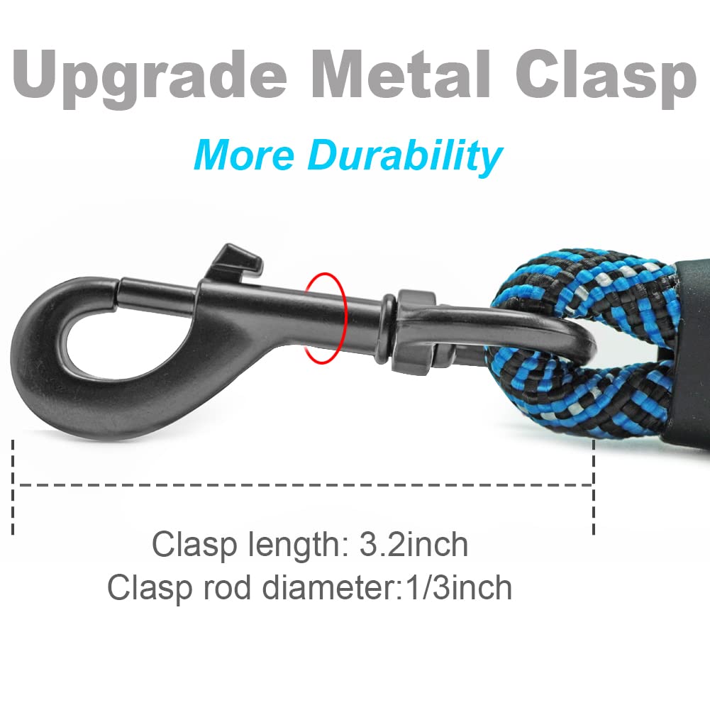 Mycicy Long Dog Leash 12, 15, 22, 30, 50, 75, 100 Ft Long Rope Leash For Dog Training Check Cord Recall Agility Lead For Large M