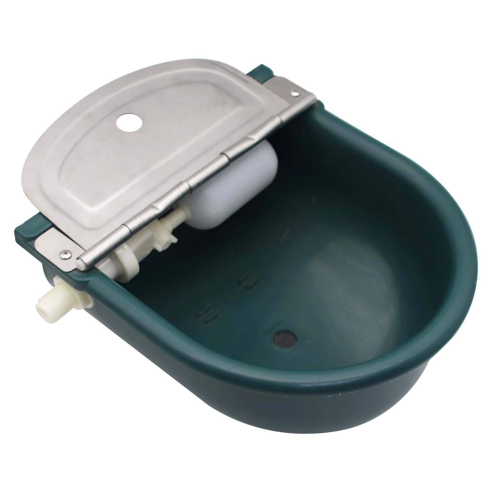 Automatic Water Bowl Plastic Livestock Waterer for Horse Cattle Goat Sheep Dog,Farm Grade Sheep Water Trough Bowl (with Drainage