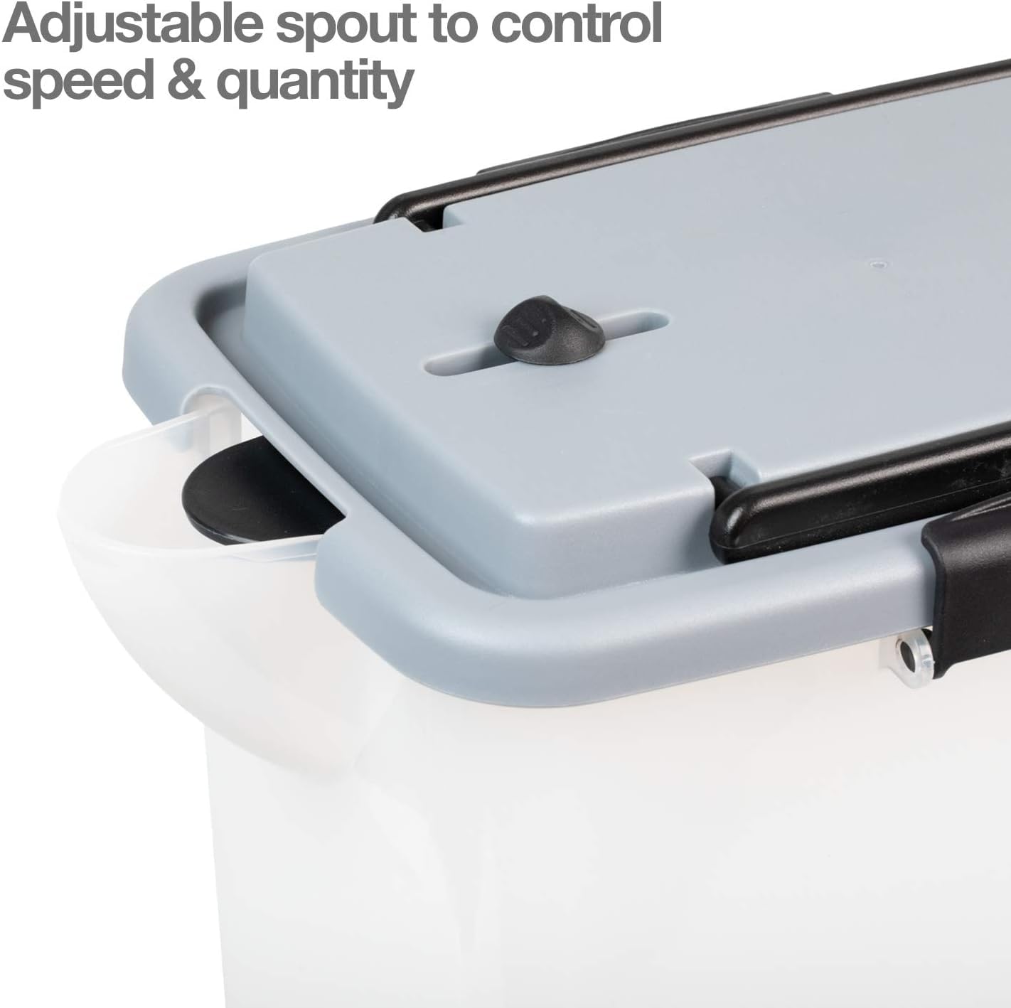 Petfusion Betterbin Portable Litter Storage Container (16.5 X 11.7 X 19) | Holds Up To 25 Lbs/10 Gallons, Great For Dry Dog And