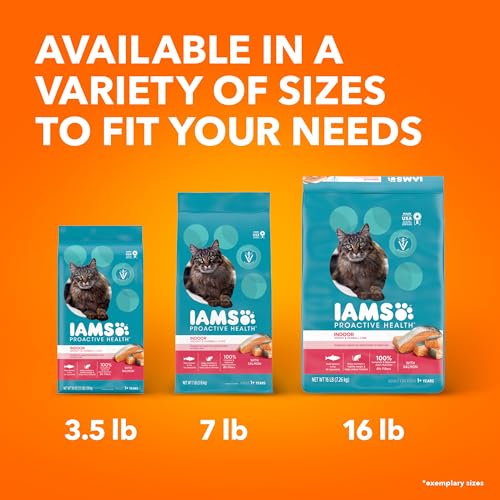 Iams Proactive Health Salmon Dry Cat Food, 16 Lb Bag