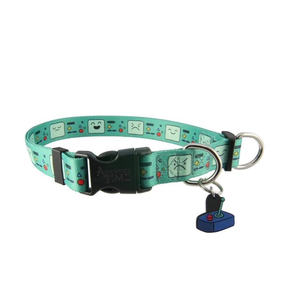 Adventure Time BMO Faces Adjustable Nylon Dog Collar (Medium)