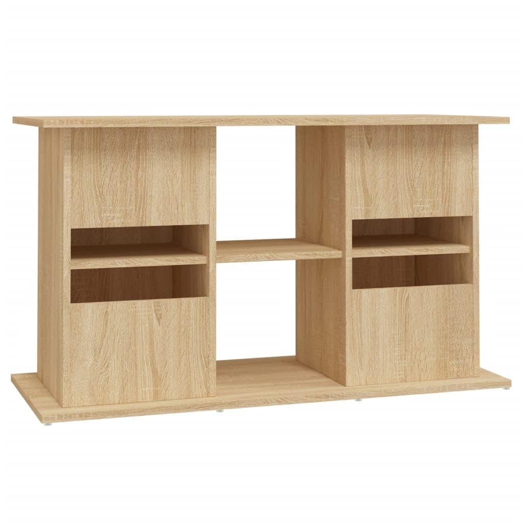 vidaXL Aquarium Stand Black Oak Engineered Wood 39.8 x 16.1 x 22.8 in
