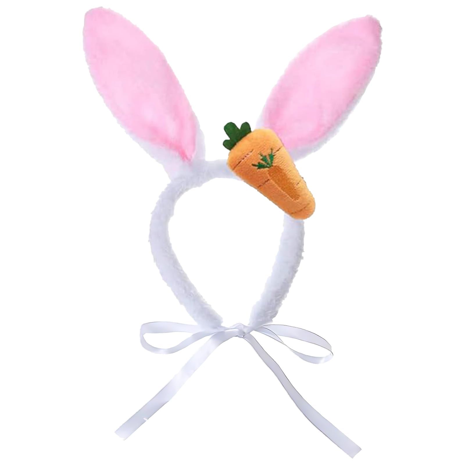 4 Pcs Easter Dog Bunny Costumes, Dog Bunny Ears Headband Easter Eggs Themed Pattern Bandana For Small Middle Dogs