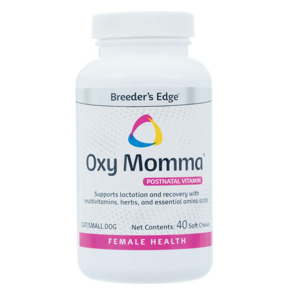 Revival Animal Health Breeders Edge Oxy Momma- Nursing & Recovery Supplement- for Small Dogs & Cats- 40ct Soft Chews