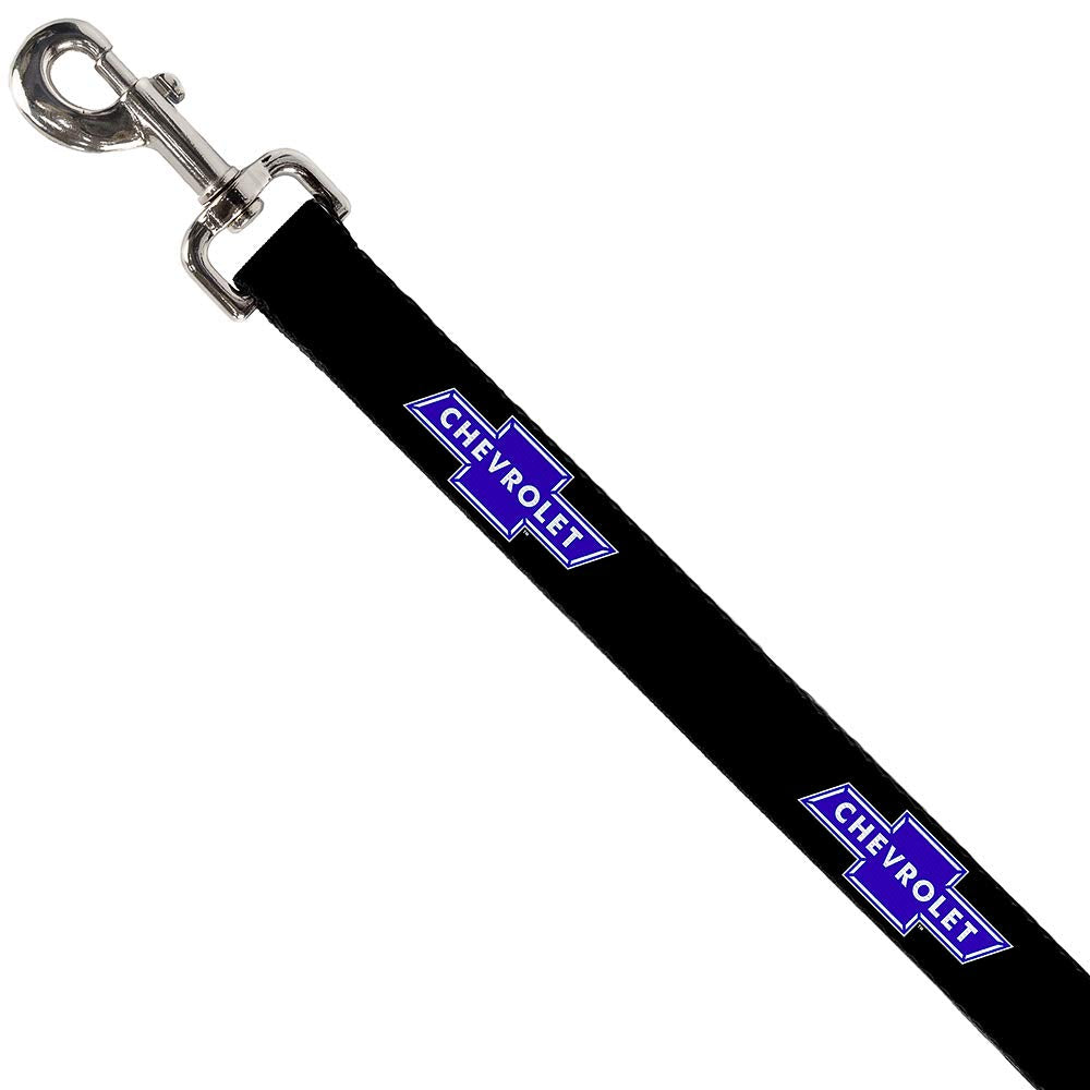 Dog Leash Chevy Bowtie Logo Repeat 6 Feet Long 1.5 Inch Wide