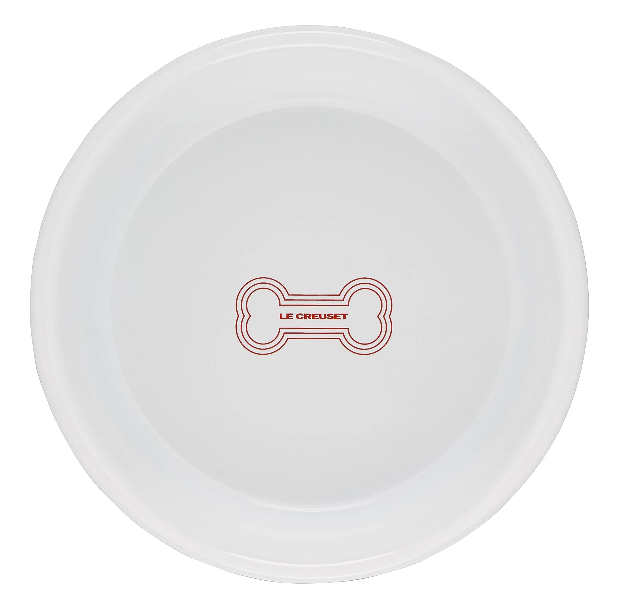 Le Creuset Enamel on Steel Medium Dog Bowl, 4 Cups, Red