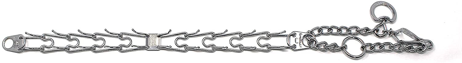 Herm Sprenger Original Pinch Collar, 21-Inch By 3.0 Millimeter, Chrome Plated Steel, Includes Small Swivel & Easy Release Snap