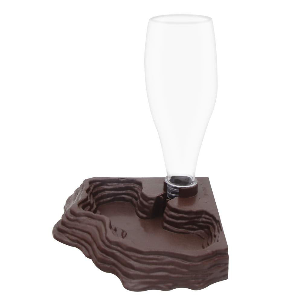 Slson Reptile Water Feeder Automatic Water Dispenser Waterer 13.5Oz Feeding Accessories For Turtle Bearded Dragons Lizards Gecko